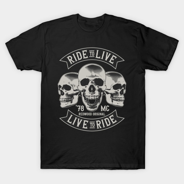 Ride to Live T-Shirt by QKI&ARTS